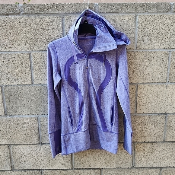 Lululemon Stride Jacket Heathered Persian Purple Womens Size 6 - Picture 2 of 11